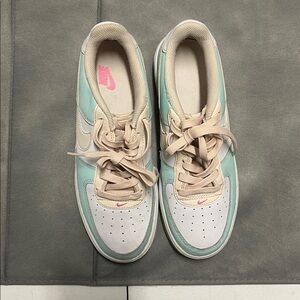 Nike Mint and Cream Sneakers